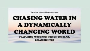Prominent water scientist to visit University Campus @ Selby Auditorium, Lewis Hall