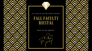 Fall Faculty Recital @ Selby Auditorium