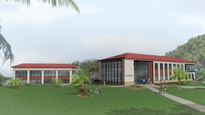 Wellness Center groundbreaking @ west end of campus near Benedictine Hall