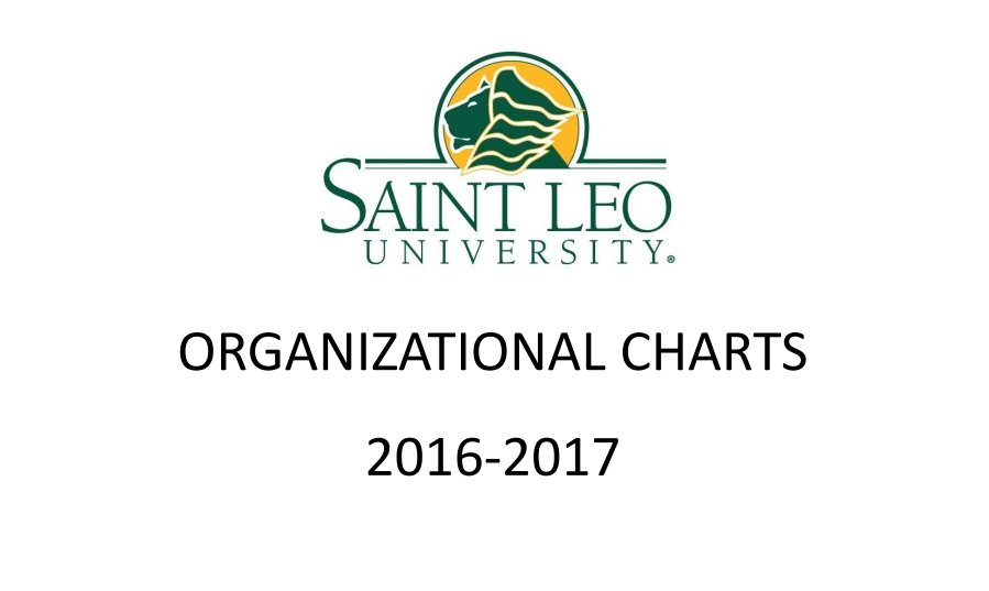 New organizational charts available