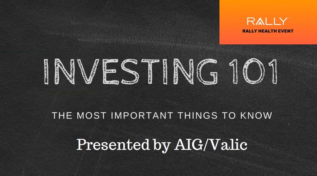 AIG/Valic presents ‘Investing 101’ workshops for staff, faculty, September 18