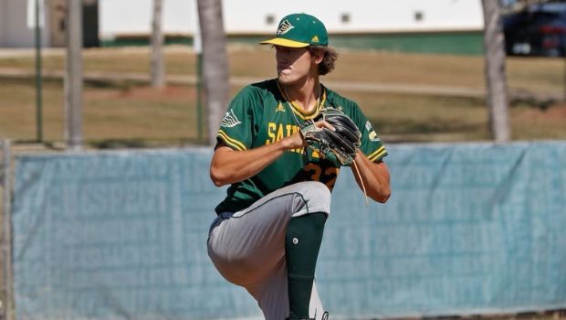 Jared Beck, 7-foot tall lefty pitcher, drafted by Orioles