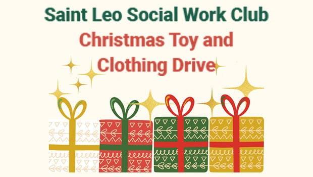 Donate to Saint Leo University’s Social Work Club toy, clothing drive